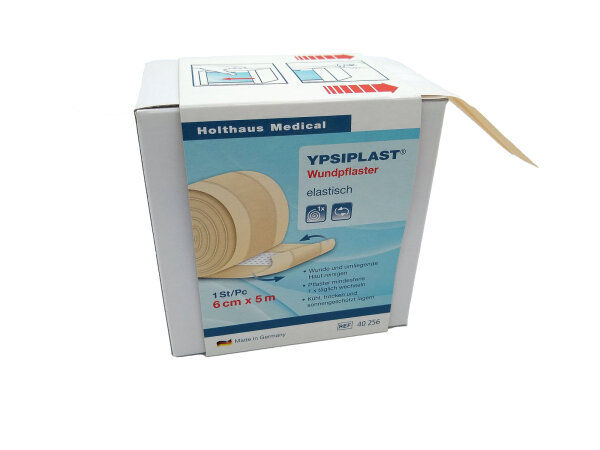 Wundpflaster - Box - elastisch - 4 cm x 5 m oder 6 cm x 5 m oder 8 cm x 5 m