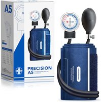 AIESI® Professionelles Blutdruckmessgerät Manuelles  Oberarm- RR-Gerät, klassisches Modell für Erwachsene PRECISION A5