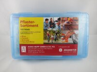 HEPP Pflaster Sortiment Box 132 Stück – Aluminierte Pflaster für Wundversorgung, steril verpackt