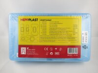 HEPP Pflaster Sortiment Box 132 Stück – Aluminierte Pflaster für Wundversorgung, steril verpackt