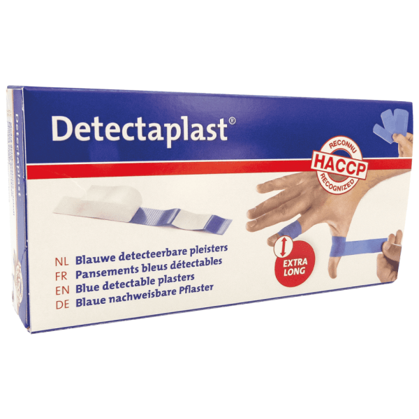 Werkstattpflaster - Extrabreit  Blaue Pflaster Superstretch 120X30MM - 100 Stück