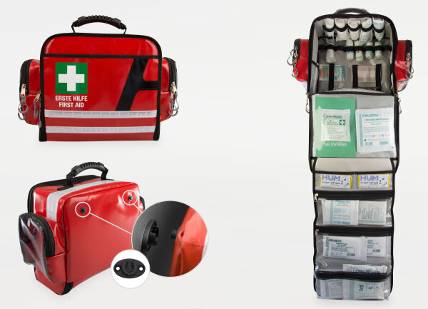 Paramedic2 Wandtasche - gefüllt DIN 13169+