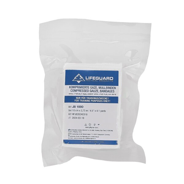 Lifeguard® tactical Komprimierte Gaze / Z-folded Gaze | unsteril